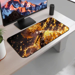 Zenitsu Demon Slayer Desk Mat